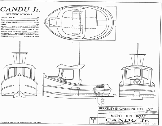 Tug Mini Boat Plan