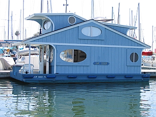 Houseboat plans, Aqua Casa, Cape Codder, Wooden Boat Plans